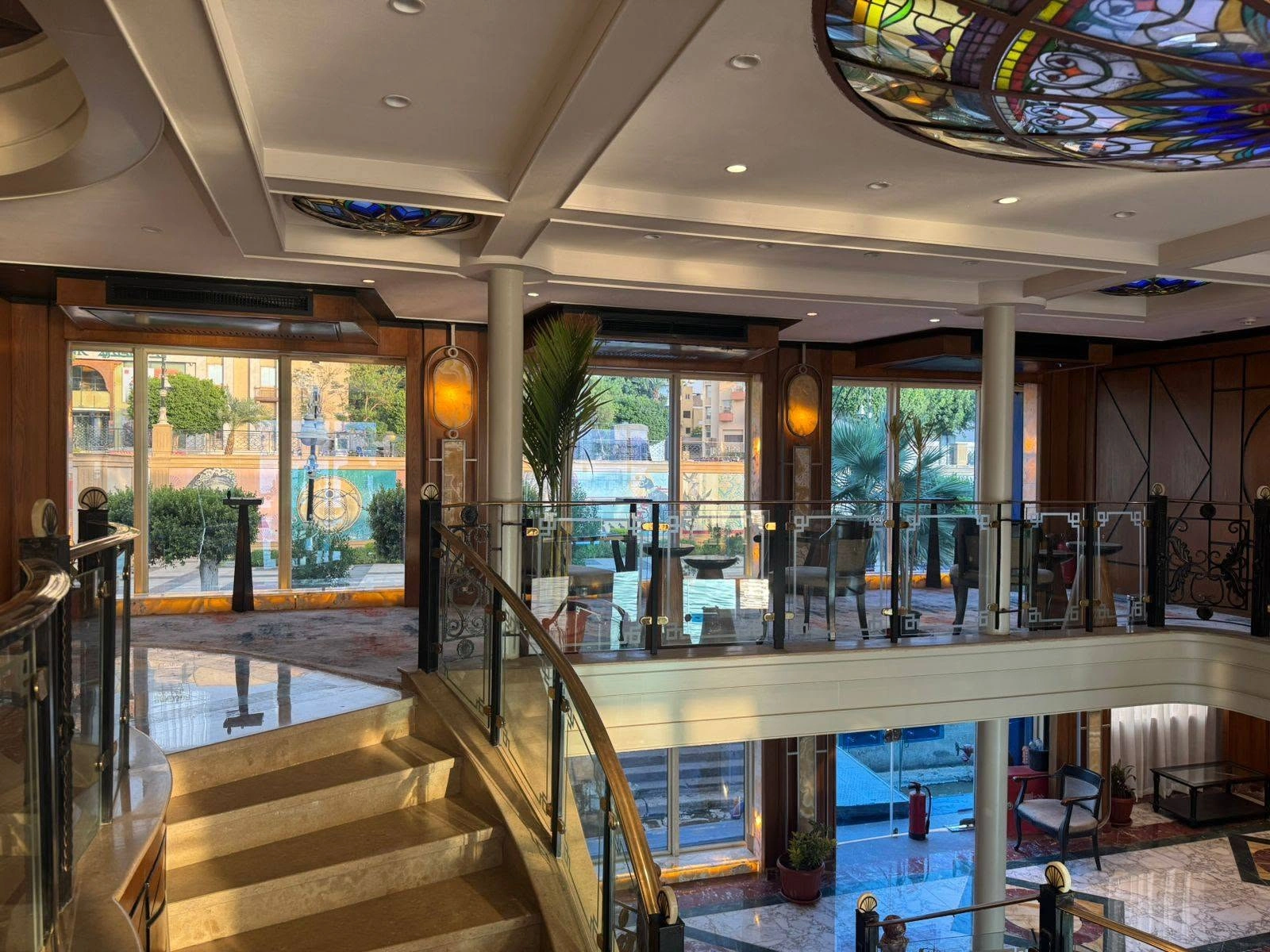 Lobby of the MS Nile Bride Nile Cruise Nile cruise
